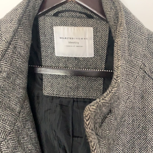 Selected Homme men’s Winter Coat - Picture 2 of 4